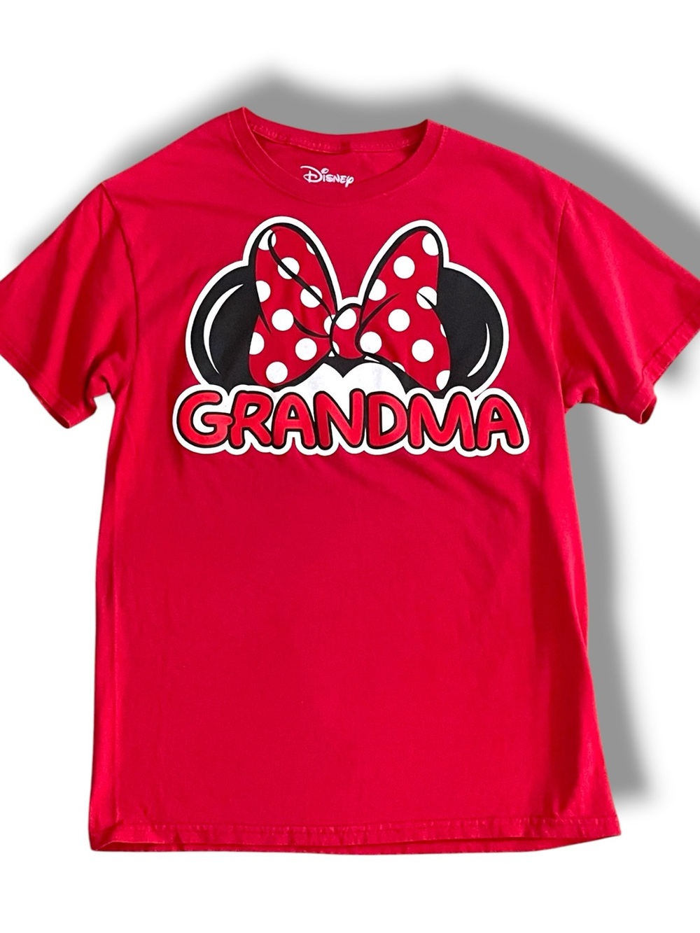 Disney Red Grandma Minnie Mouse Tee